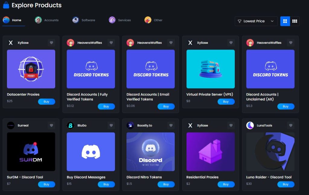 XYLIASE Discord token purchase 